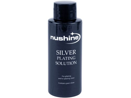 NUSHINE SILVER PLATING SOLUTION -PLATE METALS WITH REAL SILVER - FREE UK POSTAGE — image 1