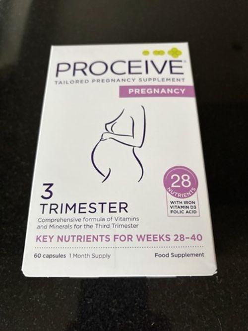 PROCEIVE Pregnancy 3rd Trimester Supplement 60 Capsules - Expiry May 2028