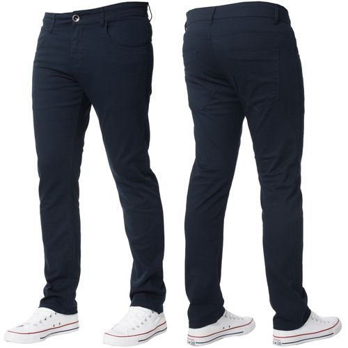 Kruze Chinos Trousers Mens Cotton Stretch Casual Slim Chino Pants UK Waist Sizes — image 1