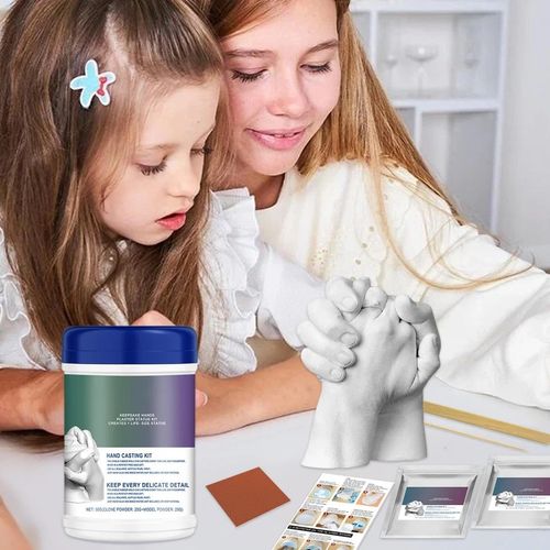 3D Hand Casting Kit Couples DIY Hand Molding Kit For Adults Keepsake Hand — image 10