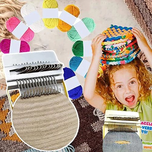 Small Loom Darning Machine Loom Speedweve Type Weave Tool Fun Mending Loom UK — image 7
