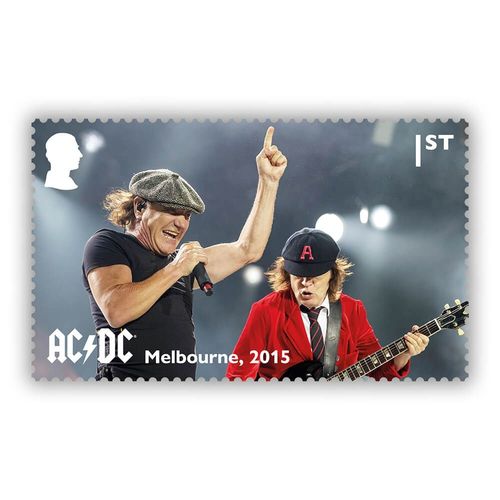 AC/DC Stamps Presentation Pack from Royal Mail  — image 8