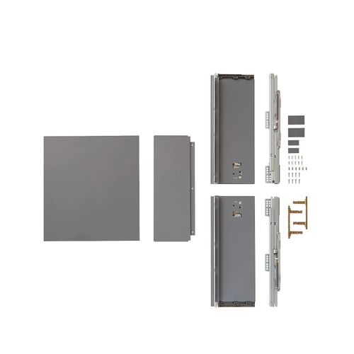 GoodHome Soto Soft-close Deep drawer box (W)500mm Kitchen Drawer Anthracite — image 2