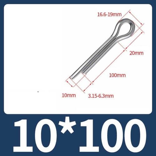 Cotter Split Pins - A2 Stainless Steel Diameters 4mm， 5mm， 6mm， 6.3mm， 8mm， 10mm