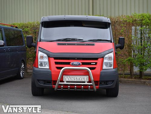 FOR FORD TRANSIT MK7 07-13 BLACK SOLID SUNVISOR SUN VISOR WIND DEFLECTOR TOURNEO — image 6