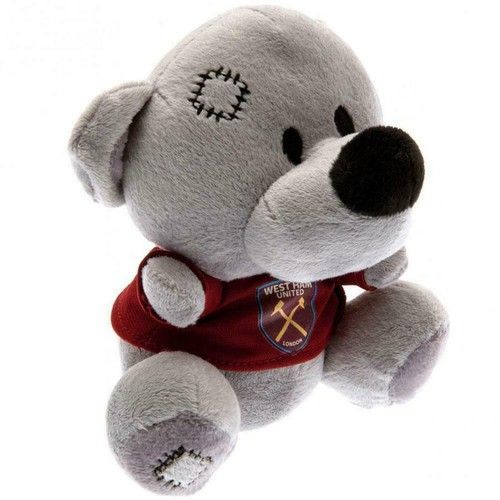 West Ham United Timmy Bear Soft Plush Mascot Teddy Official Licensed
