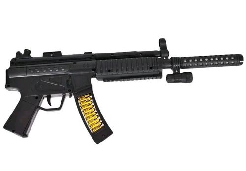 Kids Mp5 Squid Gun Flashing Lights & Sounds Boys Girls Army Role Play Uk — image 10