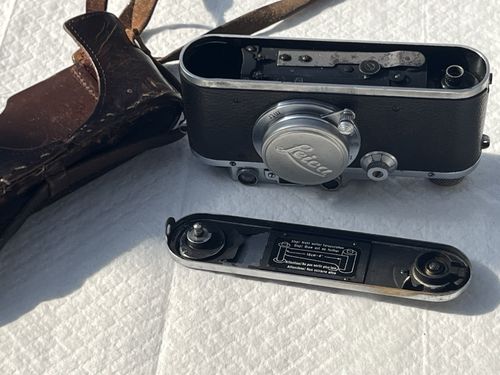 Leica IIIa DRP Rangefinder Leitz Elmar f=5cm 1.3,5 Lens No.129554 — image 7