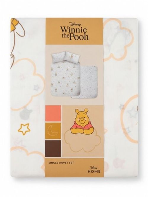 Disney Kids Single Duvet Set Winnie the Pooh / Dumbo Bedding Pillow case