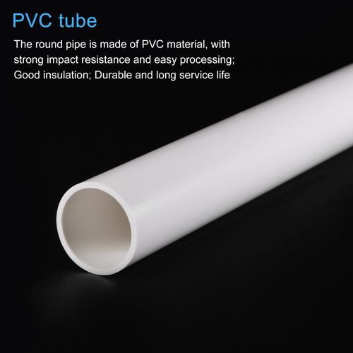 PVC Rigid Round Pipe 28mm ID 32mm OD 0.65m White High Impact — image 4