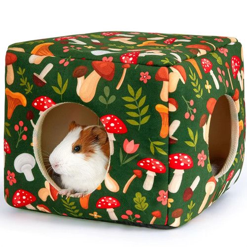 Guinea Pig Hideout Washable Guinea Pigs Hiding House Habitats Cozy Bunny Rabbit 