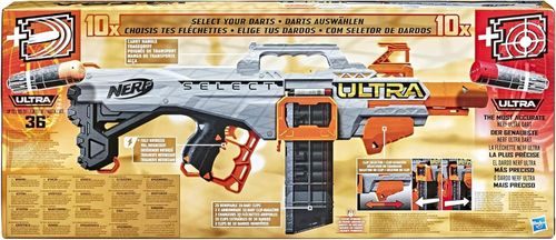 Nerf Ultra Select Fully Motorized Blaster, Fire 2 Ways, Includes Clips and Darts — image 4