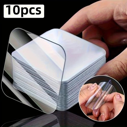 10-50Pc Super Strong Double Sided Nano Stickers Transparent Sticky Tape UK Stock — image 6