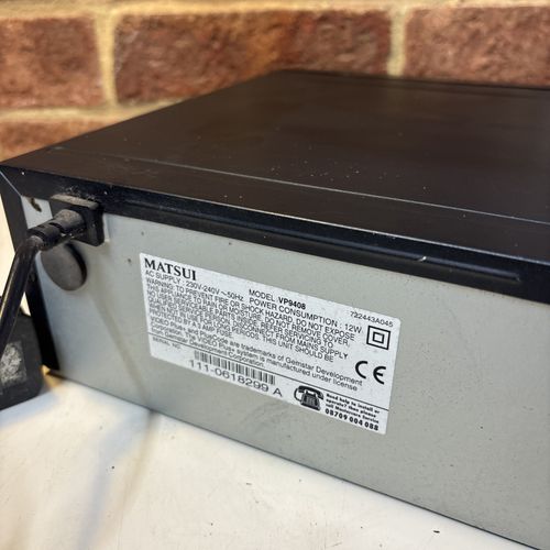 Matsui VP9408 VCR VHS Video Cassette Recorder Player Tested Working no remote — image 6