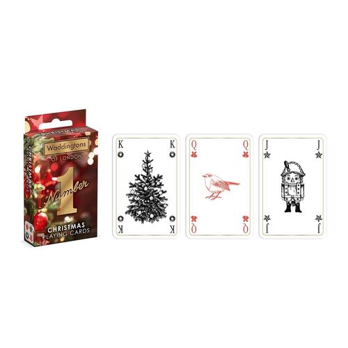 Christmas Waddingtons Number 1 Playing Cards — image 8