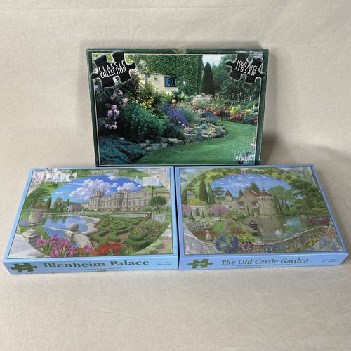 Jigsaw Puzzle Bundle x15 Joblot 1000 Pieces Christmas Hobby Unchecked Pastime — image 11