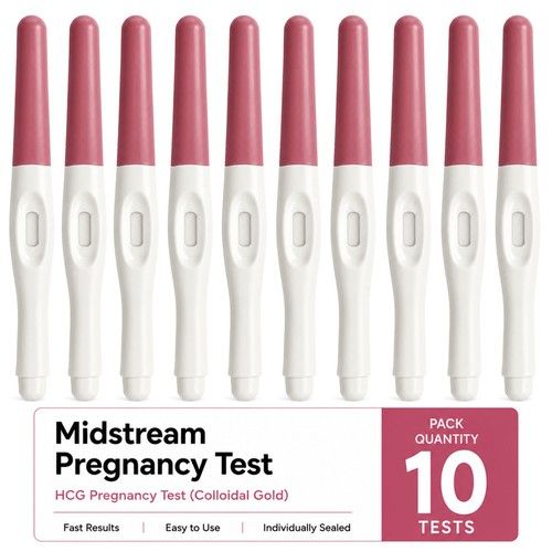 Pregnancy Test Sticks Midstream Early Detection 99% Accurate HCG 10mIU Urine Kit