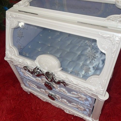 Flower Knows Snow Ballet Empty Makeup Cabinet Storage Box (NO Makeup Included)