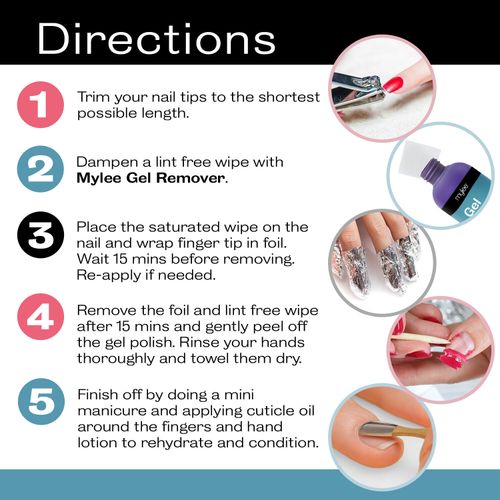 Mylee Salon Gel Polish Remover 1L Acetone UV LED Nail Polish Manicure Pedicure — image 4