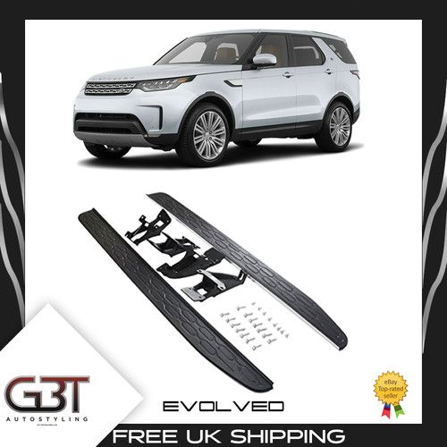 Side Steps For Land Rover Discovery 5 Running Boards L462 All Black 2016+