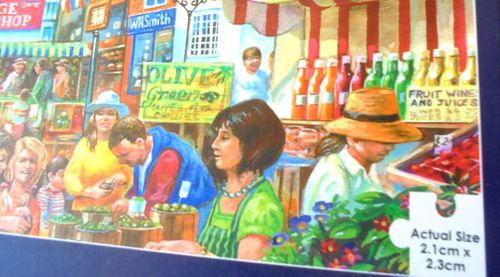 MARKET   1000 PIECES  GOOD PUZZLE — image 3