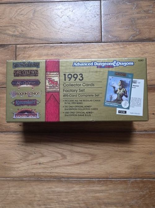 AD&D 2nd Ed 1993 Collector Cards Factory Set TSR 1097 Dungeons & Dragons SEALED