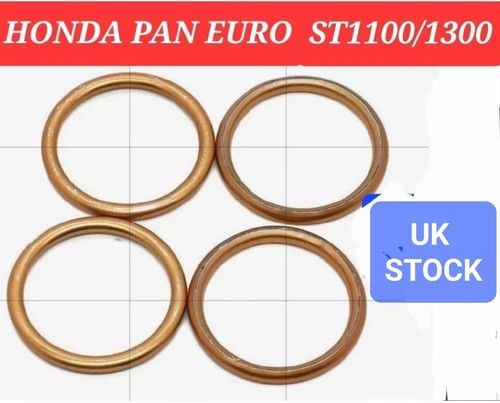 4 x HONDA PAN EUROPEAN  ST1100 ST1300 EXHAUST GASKETS 18291-MN4-920