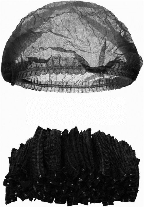 100‑1000 Pack Disposable Hair Nets Mob Caps White Black Blue Catering Salon UK — image 2