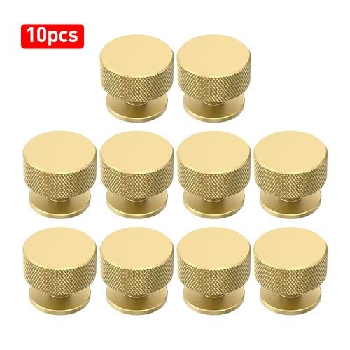 10pc Knurled Cabinet Knob Matt Kitchen Cabinet Door Cupboard Drawer