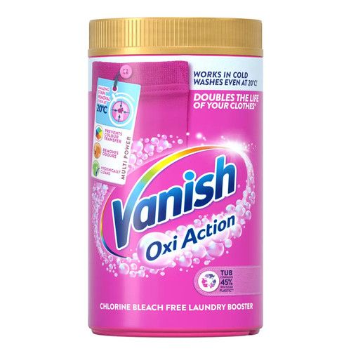 6 PACK Vanish Gold Oxi Action Powder Fabric Stain Remover 1.5kg x 6 = 9kg