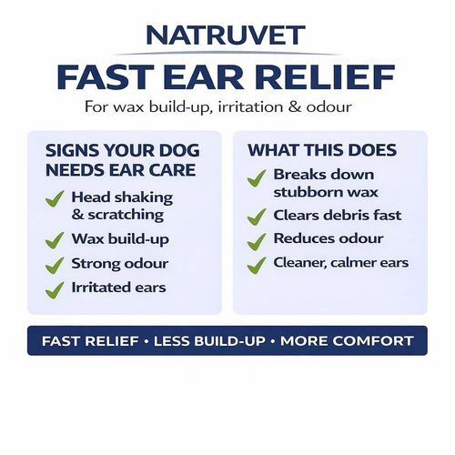 *MAX STRENGTH* Dog Ear Drops STOP Shaking Ears Itching Mites Odour Wax 30ml — image 3
