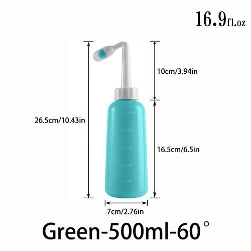 Portable Bidet Handheld Bottle Travel Personal Toilet Spray Water Washer 500ml