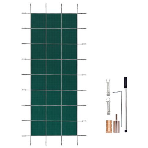 Winter Debirs Cover Inground Safty Pool Cover Fits 16x40FT Swimming Pool — image 9