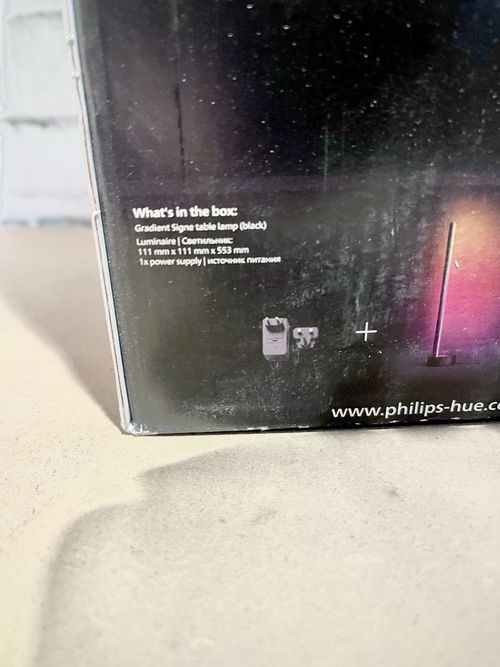Philips HUE Signe Gradient Smart LED Table Lamp/ Light Black *DAMAGED BOX* — image 4
