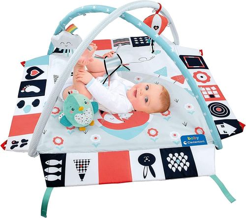 Baby Play Gym With Sensory Activities 94cm x 94cm Play Mat Suitable From Birth — image 3