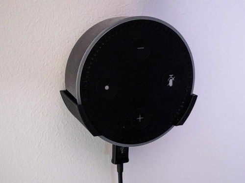 Amazon Echo Dot 2nd Generation - Wall Mount Bracket inc command strip