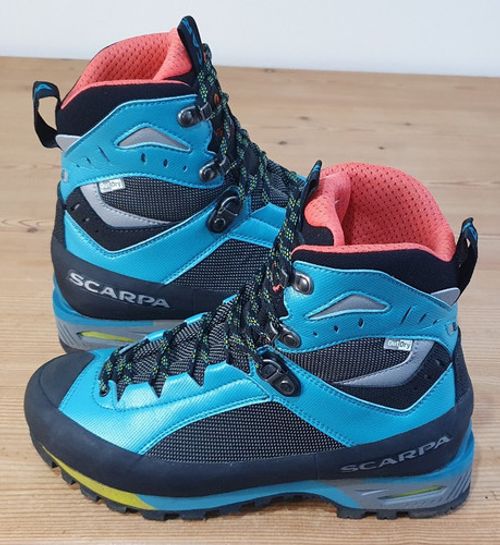 Scarpa Charmoz OD WMN Mountaineering Boots - Shark / Maldive - Size UK 5.5 EU 39