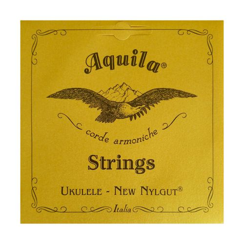 Aquila Silverwound Baritone Low G Single 3rd Ukulele String 49U with Chord Chart — image 1