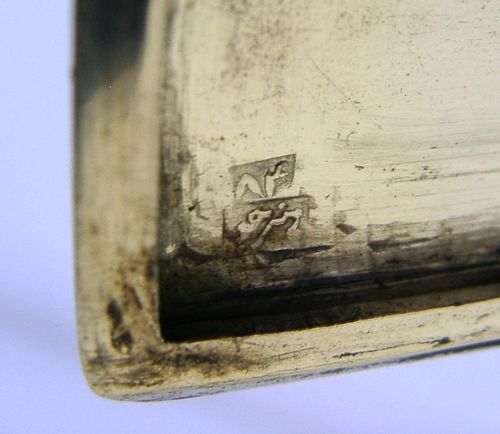 RARE TURKISH EASTERN SOLID SILVER CIGARETTE CASE c1920 ANTIQUE 148g — image 7