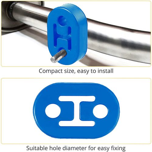4X UNIVERSAL HEAVY DUTY HANGER RUBBER EXHAUST MOUNTING EXHAUST HANGER HOLE 11MM — image 12