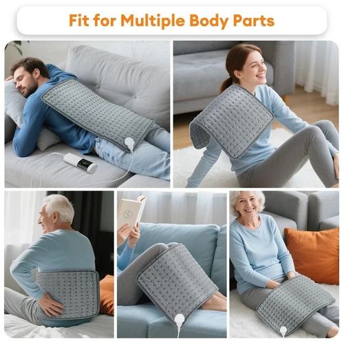 Therapeutic Electric Back Heat Pad Wrap for Muscle Tension Back Neck Pain Relief — image 5
