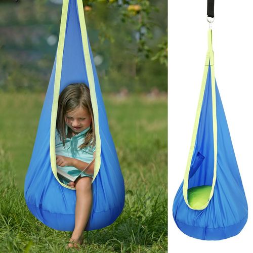 Hammock Swing, Pod Swing Chair, Hanging Swing Seat for Indoor Outdoor Use — image 8