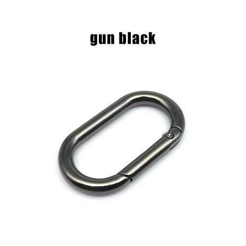 Spring O Oval Ring Bag Strap Buckle Carabiner Key Dog Chain Snap Clip Trigger UK