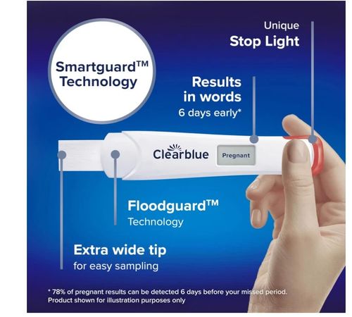 Clearblue Early Detection Pregnancy Digital Ultra Early 2 Test — image 4
