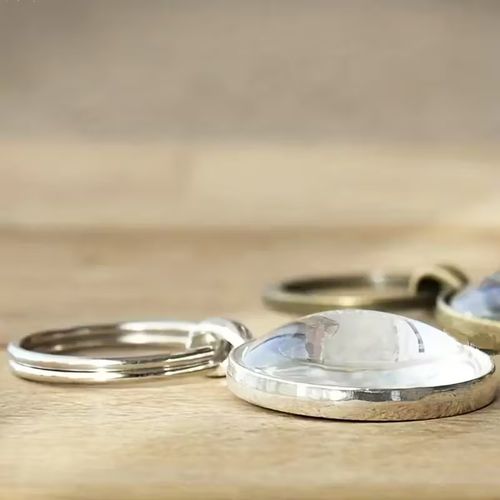 Daily Shitstorm Survivors Club Round Silver Metal Keyring Bag Charm Funny Gift — image 4