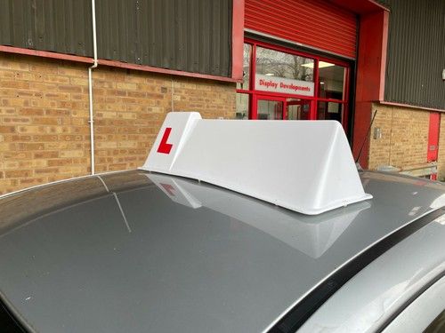 Magnetic Learner Driving Instructor School Car Roof Sign