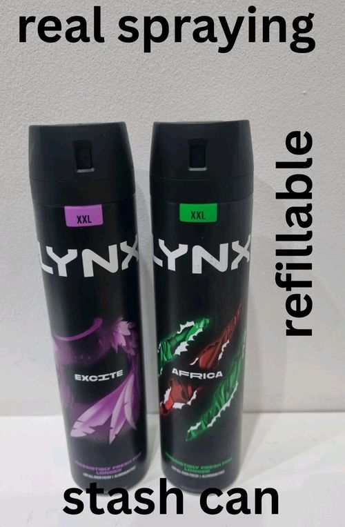 Lynx xxl Stash can THAT SPRAYS secret stash Smell Proof (SPRAYS REAL SPRAY) x1 — image 1