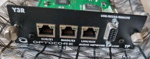 Optocore Y3R-TP miniYGDAI Network Audio Interface I/O Card For Yamaha Mixers