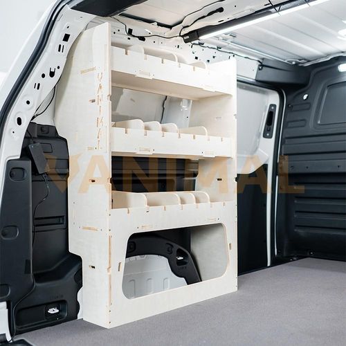 VW ID Buzz Cargo NS Rear Adjustable Compartment Van Racking — image 1
