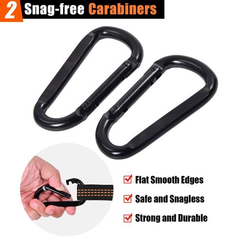 2PCS Heavy -Duty Hammock Straps Adjustable Tree Hanging Belt Outdoor Suspension — image 7